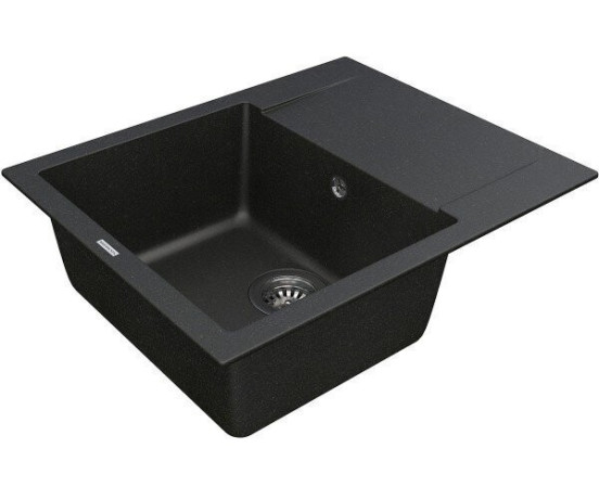 Кухонная мойка гранитная Vankor Orman, 61x49, черный (ORMAN OMP 02.61 BLACK)
