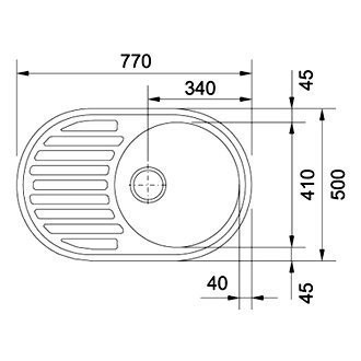 Кухонна мийка сталева Franke PML 611i, 77x50 (101.0255.793)