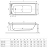 Ванна акрилова Excellent Aquaria, 150x70 (WAEX.AQU15WH)
