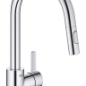 Смеситель для кухни Grohe Eurosmart Cosmopolitan, однорычажный, хром (31481001)