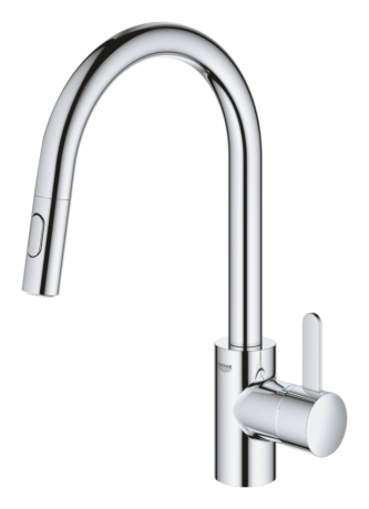 Смеситель для кухни Grohe Eurosmart Cosmopolitan, однорычажный, хром (31481001)