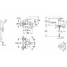 Комплект змішувачів 4 в 1 Grohe BauLoop, хром (UA123225K0)