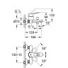 Комплект змішувачів 4 в 1 Grohe BauLoop, хром (UA123225K0)