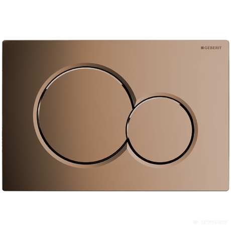 Смывная клавиша Geberit Sigma 01, латунь (115.770.DT.5)