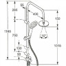 Душова система Kludi Dual Shower System (6609105-00)