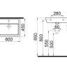 Умивальник підвісний Idevit Halley, 61 (3201-0455-12)