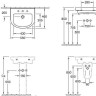 Умивальник підвісний Villeroy&Boch Subway 2.0, 55 (71145701)