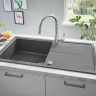 Кухонна мийка гранітна Grohe K400, 100x50, сірий (31641AT0)