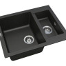 Кухонная мойка гранитная Vankor Orman, 61x49, черный (ORMAN OMP 03.61 BLACK)