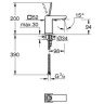 Cмеситель для умывальника Grohe Euroсube, джойстик, хром (23656000)