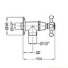 Запорный вентиль Bugnatese Lady (LADDO958)