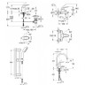 Комплект змішувачів 4 в 1 Grohe Euroeco, хром (UA123242K0)