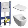 Комплект: Унітаз Kolo Modo + Інсталяція Geberit Duofix + Кришка Slim Soft-Close (L33120000+458.126.00.1+L30112000)
