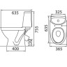 Унітаз компакт Colombo Lotos Basic (S14940500)