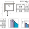 Душова стінка Radaway Essenza New/Fuenta New KDJ S1 110 (384053-01-01)