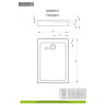 Душовий піддон Radaway Doros F Compact, 120x90 (SDRFP1290-05)