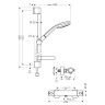 Душовий гарнітур Hansgrohe Croma 100 Multi/Combi (27086000)