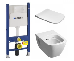Комплект: Унітаз Kolo Modo + Інсталяція Geberit Duofix + Кришка Slim Soft-Close (L33120000+458.126.00.1+L30115000)