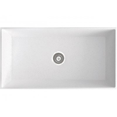 Кухонна мийка гранітна Marmorin Olwin, 87x45, білий (5251030)