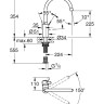 Смеситель для кухни Grohe Eurosmart Cosmopolitan, однорычажный, хром (32843002)