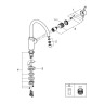 Смеситель для кухни Grohe Eurosmart Cosmopolitan, однорычажный, хром (32843002)