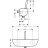 Cмеситель для душа Hansgrohe PuraVida, однорычажный, белый (15672400)