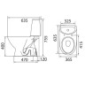 Унітаз компакт Colombo Lotos Basic (S14941500)