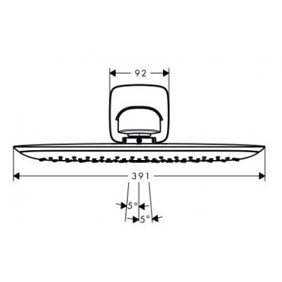 Верхній душ Hansgrohe PuraVida (27437000)