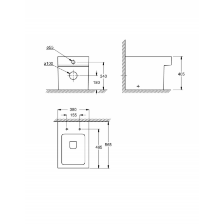 Унітаз підлоговий Grohe Cube Ceramic (3948500H)