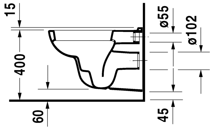 Унітаз підвісний Duravit D-Code (45350900A1)