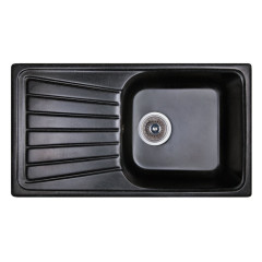 Кухонна мийка гранітна Cosh, 77x43, чорний (COSH8146K420)