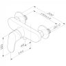 Cмеситель для душа AM.PM Like, однорычажный, хром (F8020000)