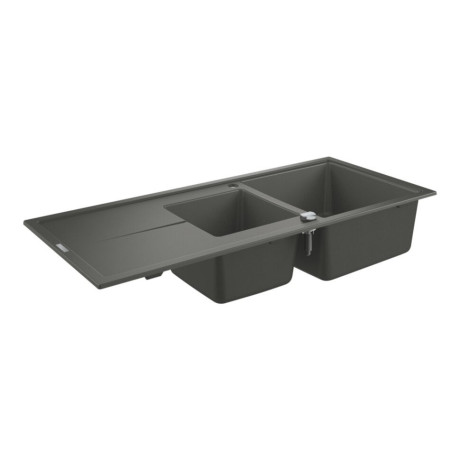 Кухонна мийка гранітна Grohe K400, 116x50, сірий (31643AT0)