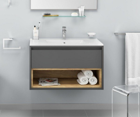 Тумба під умивальник Excellent Tuto, 60 (MLEX.0101.600.GRBL)
