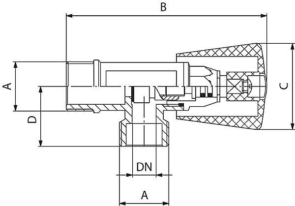 Запорный вентиль Ferro (Z240)