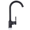Смеситель для кухни Interline Tango New Black, однорычажный, черный (TANGO NEW BLACK)