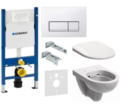 Комплект: Унітаз Kolo Nova Pro + Інсталяція Geberit Duofix + Кришка (M33120000+458.126.00.1+M30112000)
