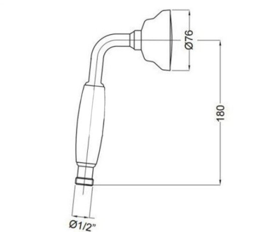 Ручний душ Bugnatese Accessori (RICBR19151)