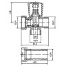 Запорный вентиль Ferro (Z250)