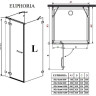 Душова стінка Radaway Euphoria KDJ S1 80 (383051-01)
