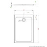 Душовий піддон Radaway Doros F, 140x80 (SDRF1480-01)