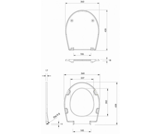 Сидіння для унітазу Kolo Rekord (K90112000)