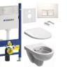 Комплект: Унітаз Kolo Nova Pro + Інсталяція Geberit Duofix + Кришка (M33120000+458.168.11.1+M30112000)