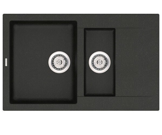 Кухонная мойка гранитная Vankor Orman, 80х49, черный (ORMAN OMP 04.80 BLACK)