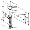 Смеситель для кухни Kludi Scope, однорычажный, хром (339310575)