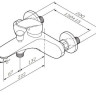 Змішувач для ванни AM.PM Like, одноважільний, хром (F8010000)
