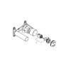Вбудована частина змішувача Grohe Eurodisc Joy, золото (23429000)