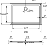 Душевой поддон Grohe, 120x80 (39305000)