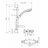 Душовий гарнітур Hansgrohe Croma 100 Vario+ Ecostat Comfort/Combi (27035000)