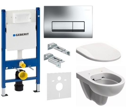 Комплект: Унітаз Kolo Nova Pro + Інсталяція Geberit Duofix + Кришка (M33120000+458.178.21.1+M30112000)